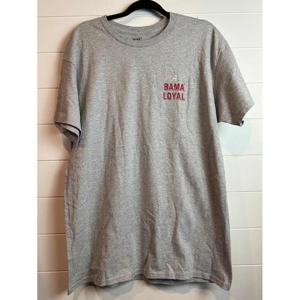 Alabama Crimson Tide T Shirt Weezabi Game Dogs Bama‎ Loyal Gray Large
